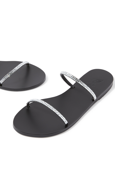 Saita Crystal-Embellished Sandals
